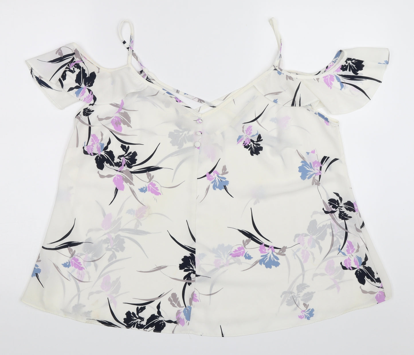 George Womens White   Basic Blouse Size 16