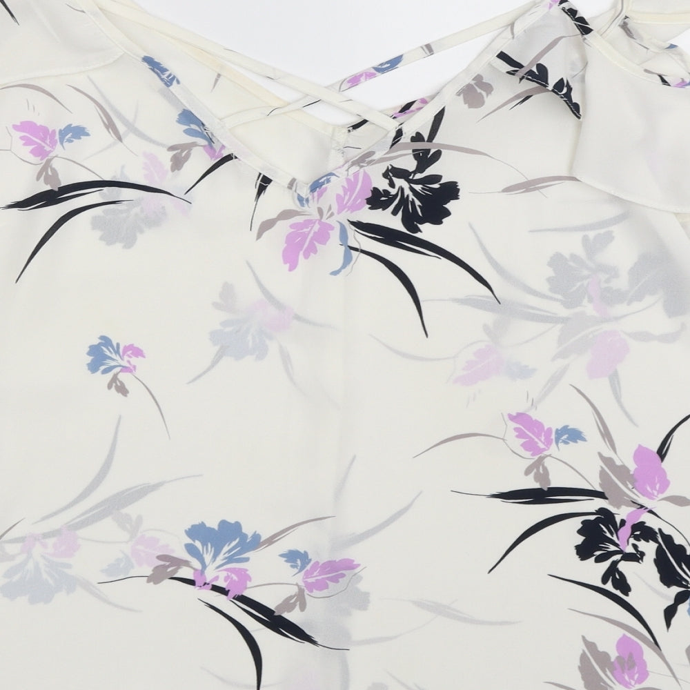George Womens White   Basic Blouse Size 16
