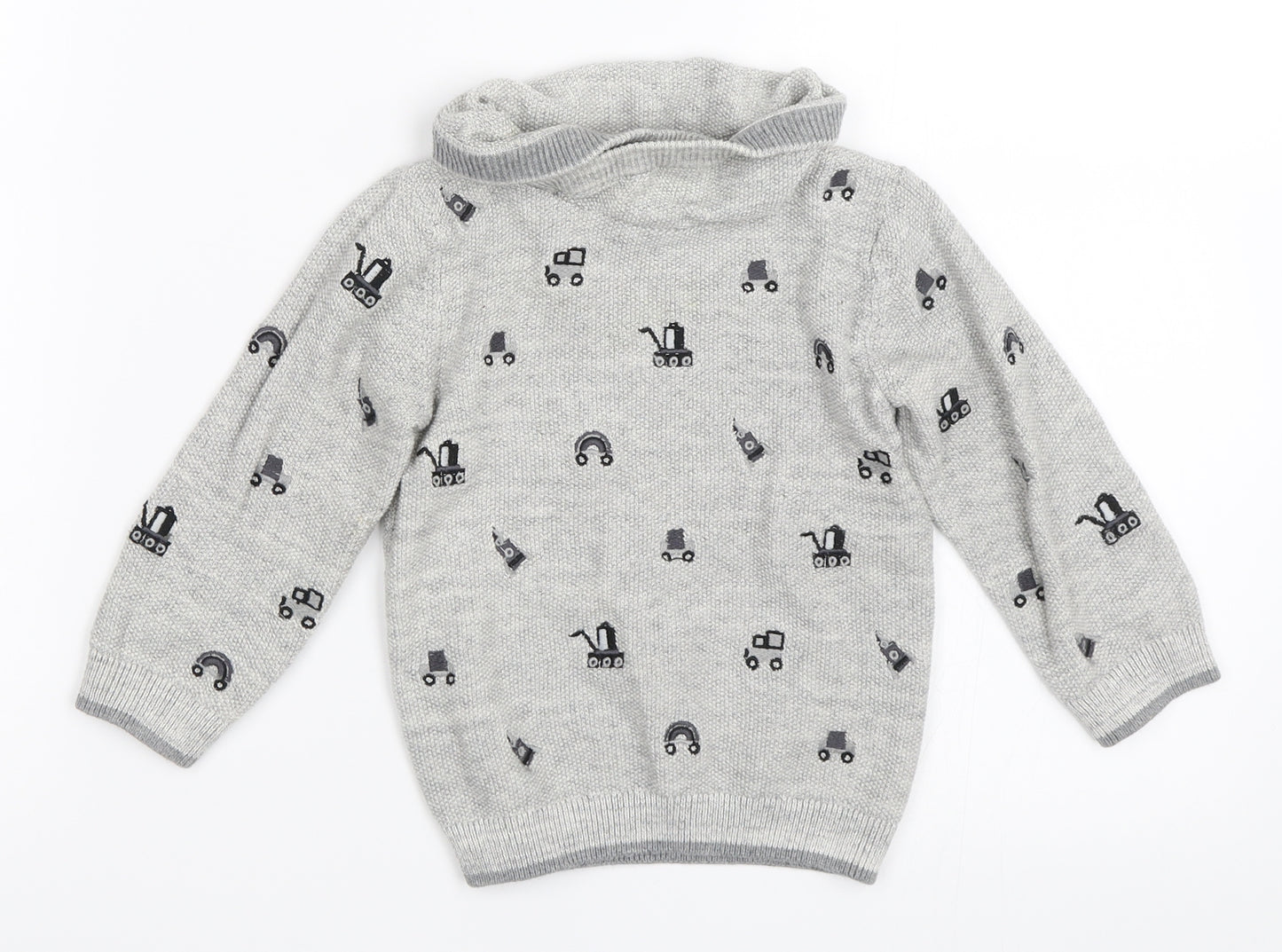 NEXT Boys Grey   Pullover Jumper Size 18-24 Months