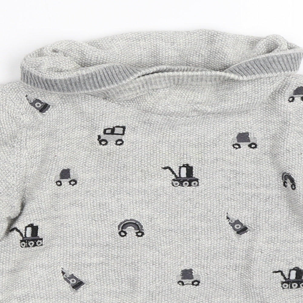 NEXT Boys Grey   Pullover Jumper Size 18-24 Months