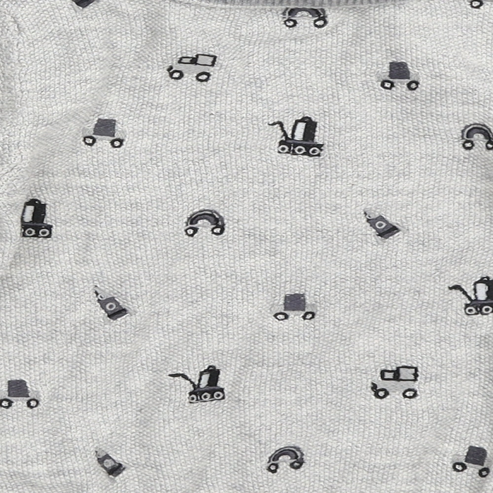 NEXT Boys Grey   Pullover Jumper Size 18-24 Months