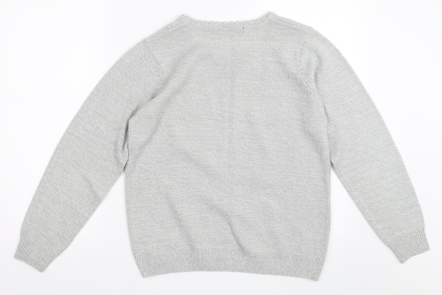 Isle Womens Grey   Pullover Jumper Size S