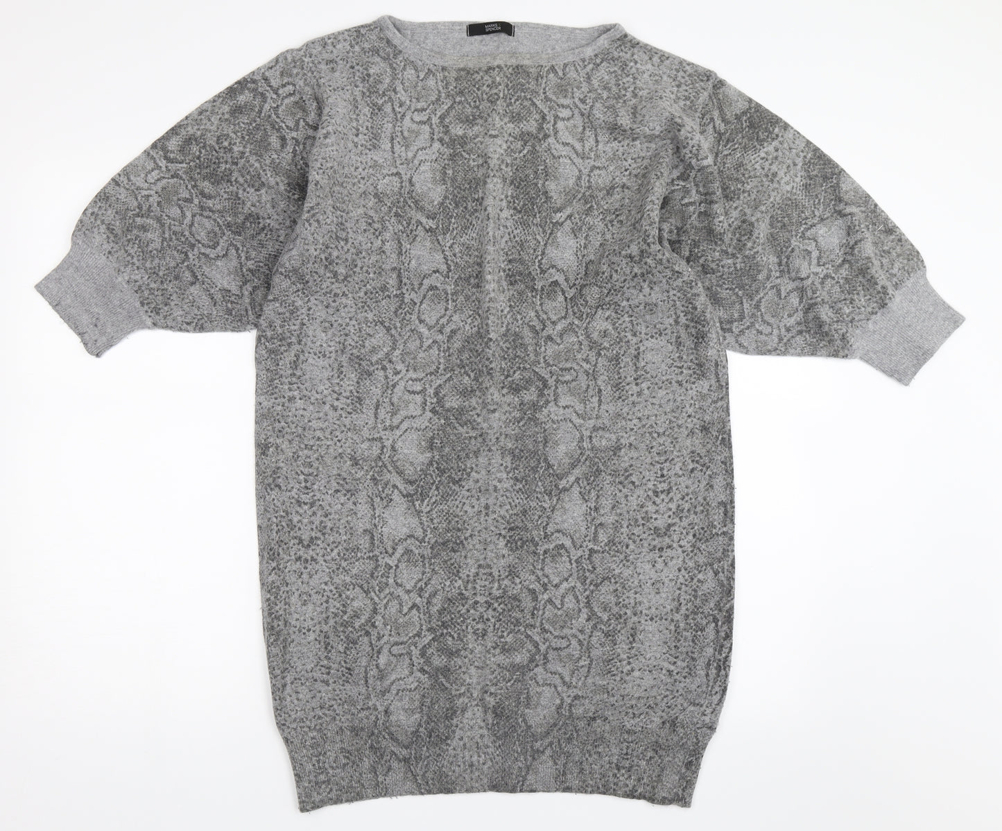 Marks and Spencer Womens Grey   Tunic Jumper Size 16