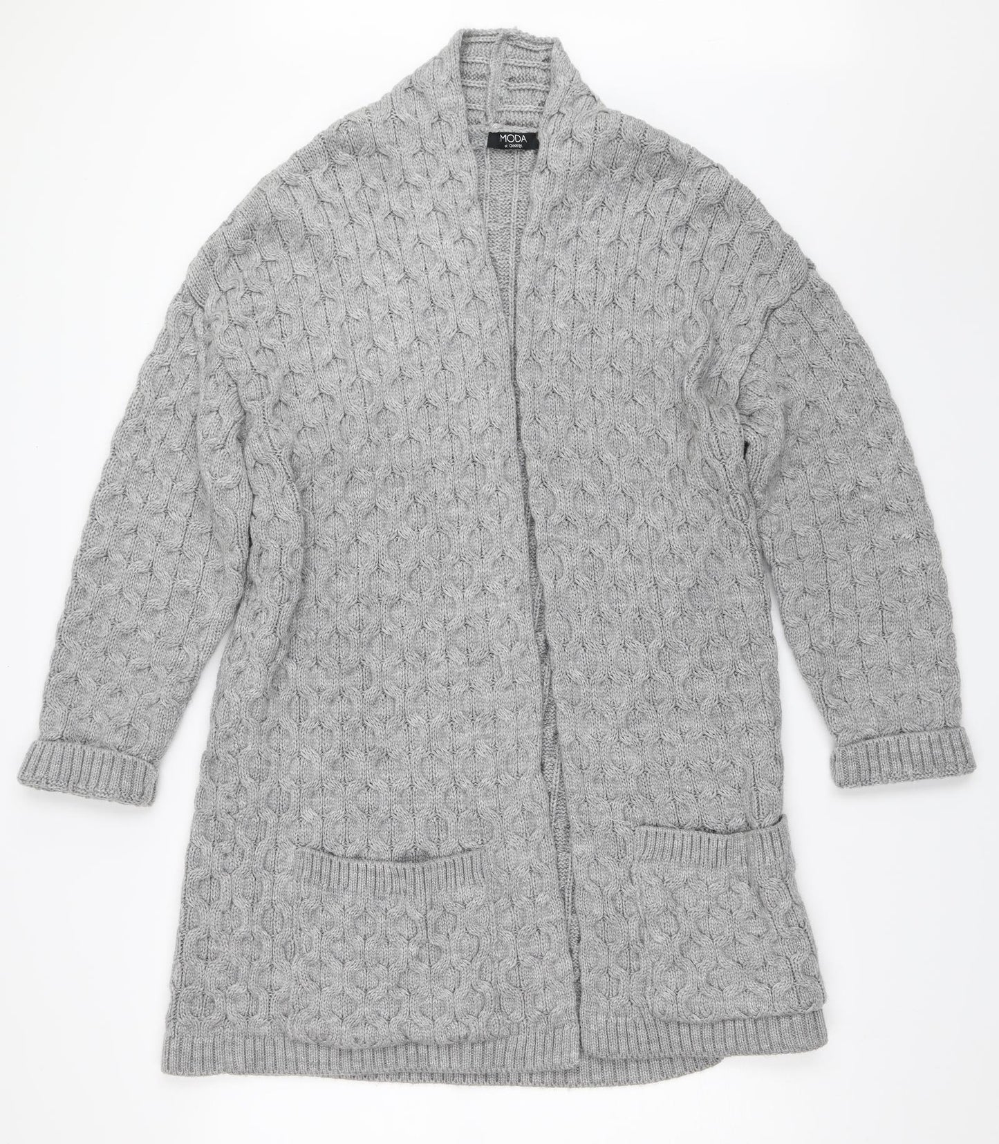 George Womens Grey   Cardigan Jumper Size 18