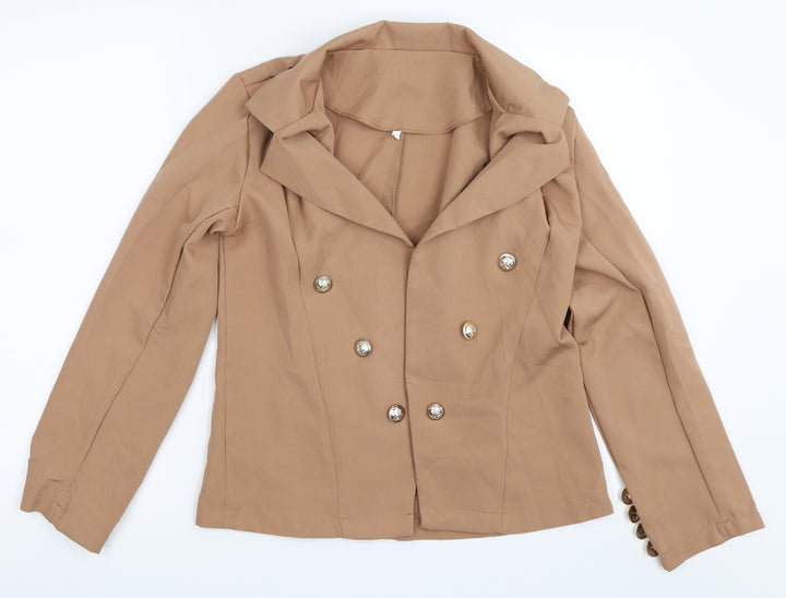 Preworn Womens Beige Jacket Size L