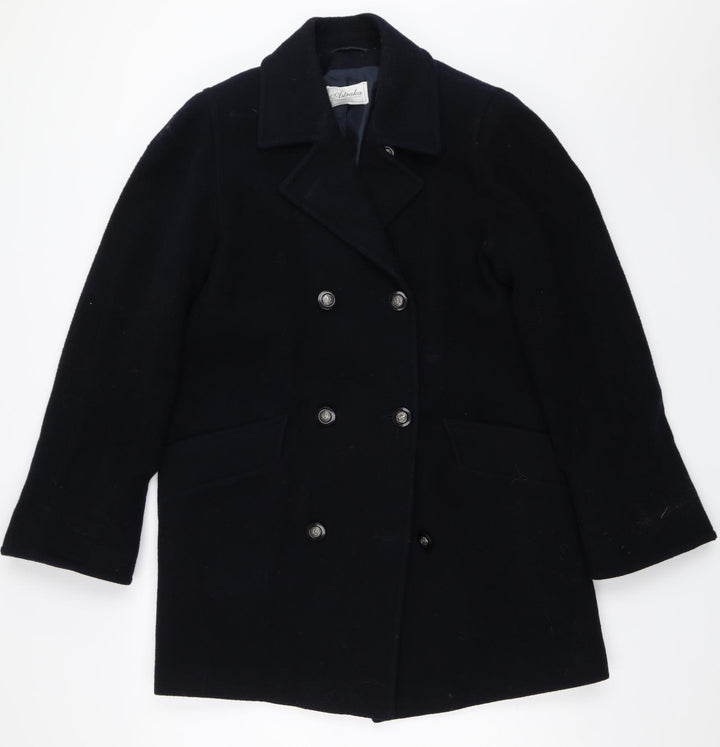Astraka Womens Blue Overcoat Coat Size 10