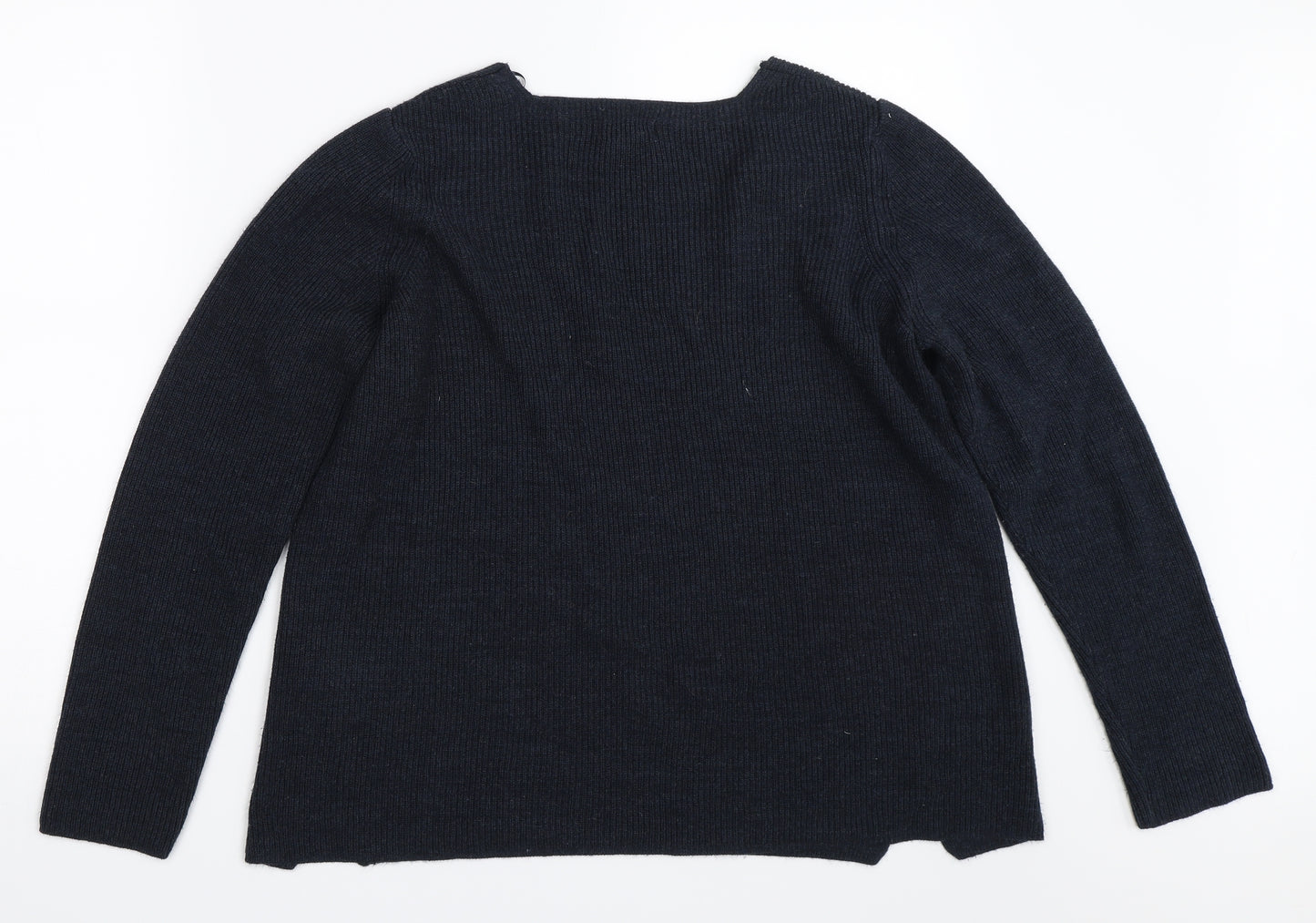 Fat Face Womens Blue   Pullover Jumper Size 14