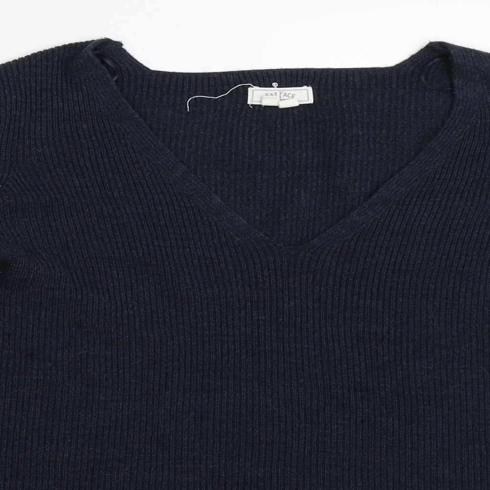 Fat Face Womens Blue   Pullover Jumper Size 14