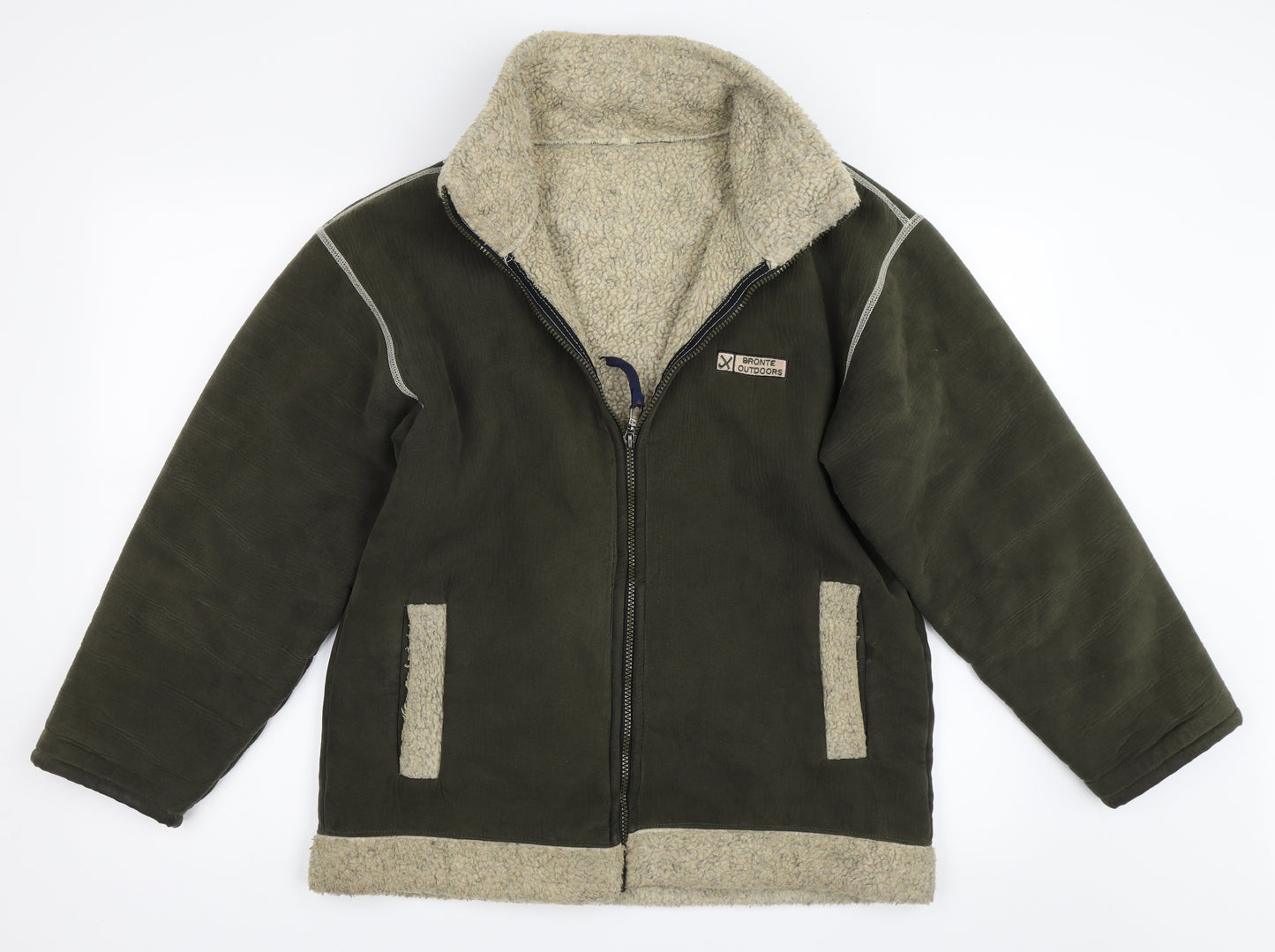 Bronte Mens Green   Jacket Coat Size S