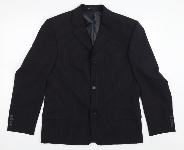 BHS Mens Black   Jacket Blazer Size 38