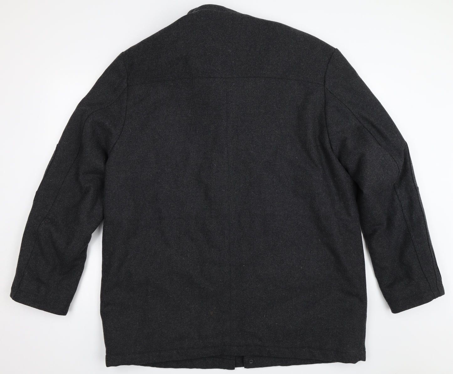 Jeff Banks Mens Grey   Overcoat Coat Size 2XL