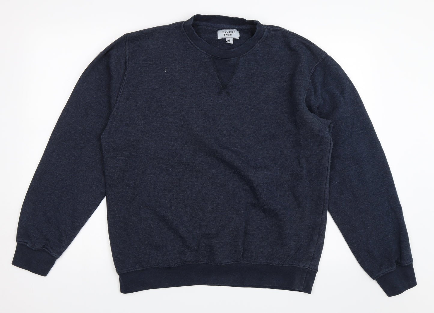 HAVERS Mens Blue   Pullover Sweatshirt Size M
