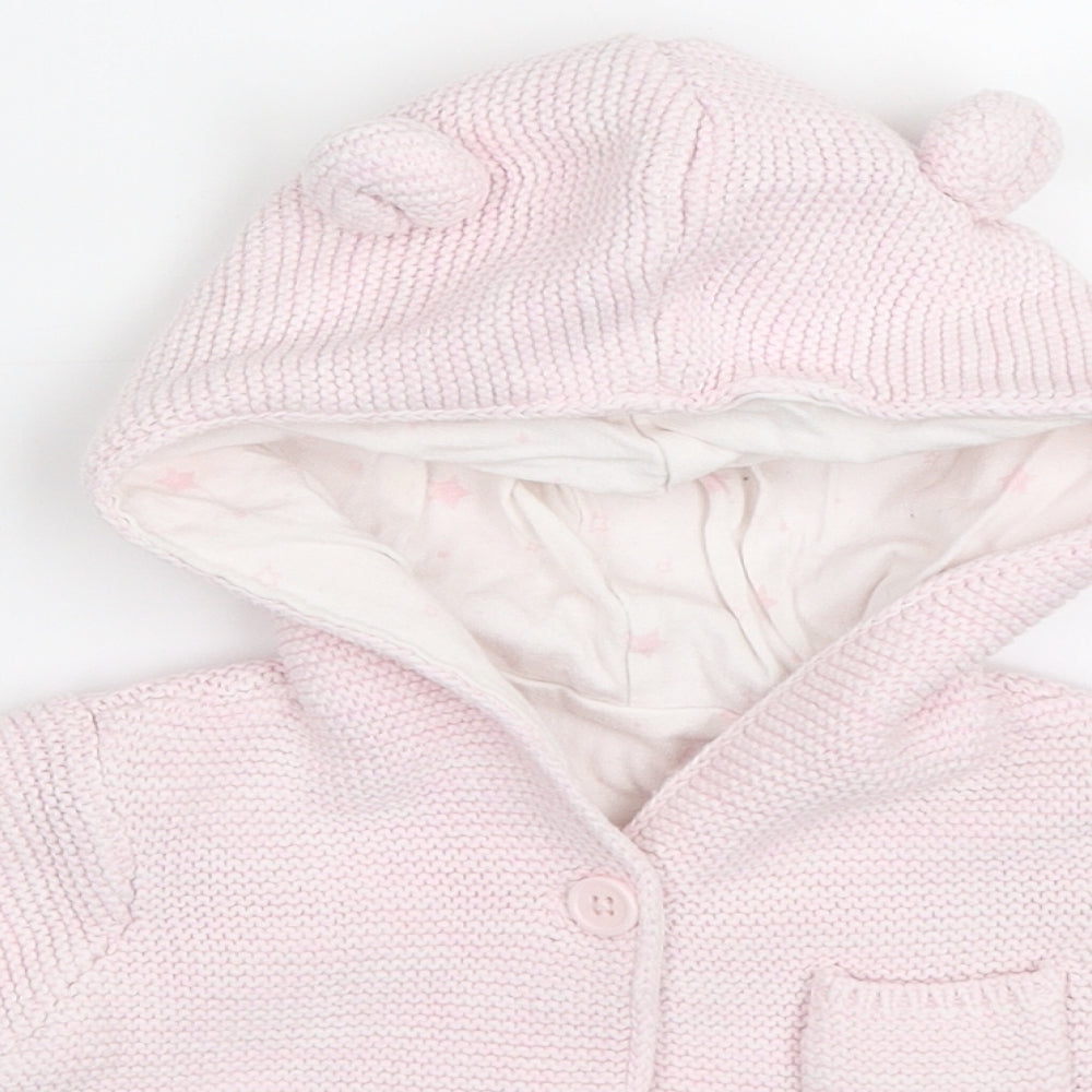 Matalan Girls Pink   Jacket  Size Newborn