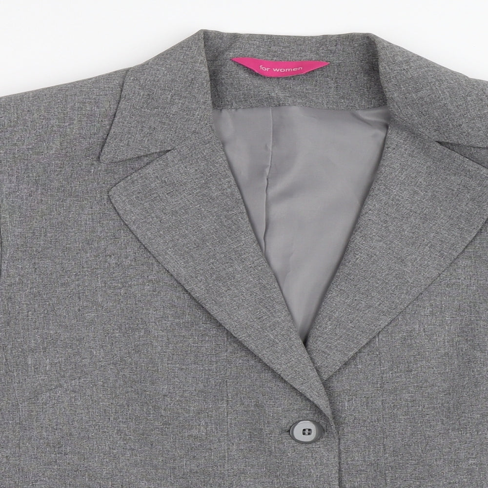 For Women Womens Grey   Jacket Blazer Size 14