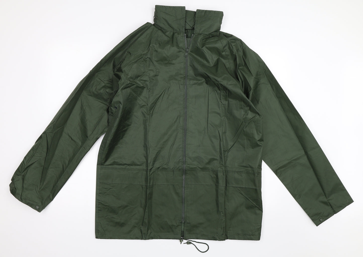 Preworn Mens Green   Rain Coat Coat Size M