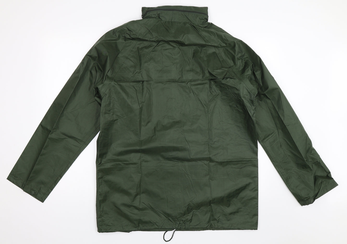 Preworn Mens Green   Rain Coat Coat Size M