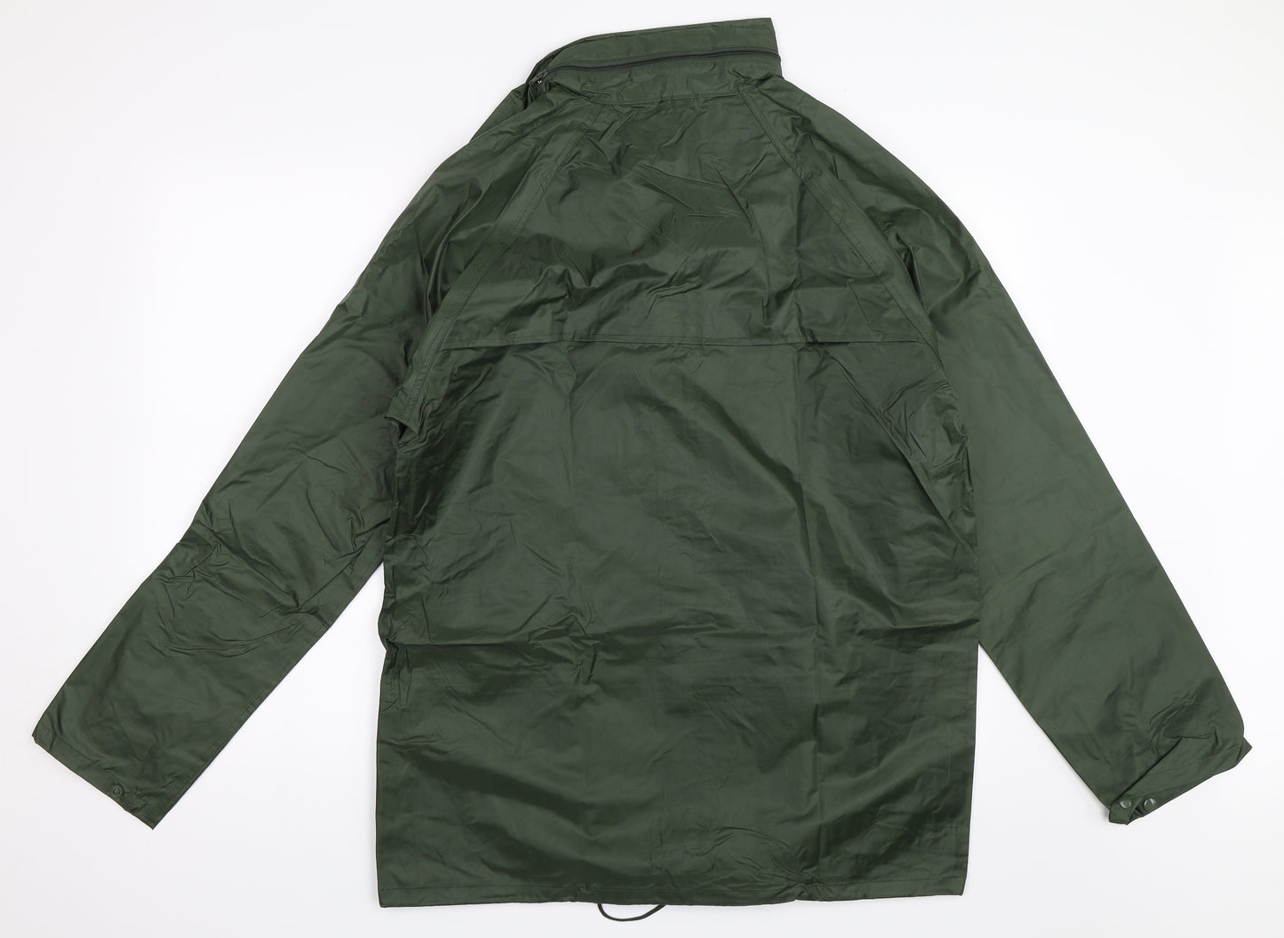 Preworn Mens Green   Rain Coat Coat Size M