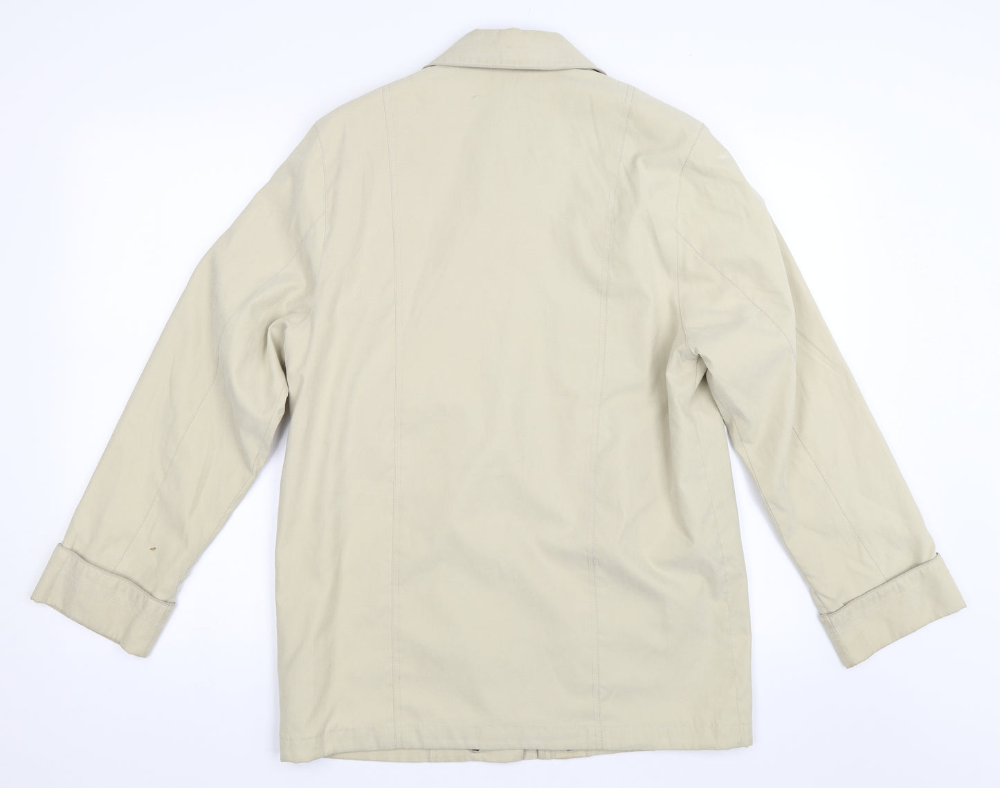 EWM Womens Beige   Jacket Coat Size 10