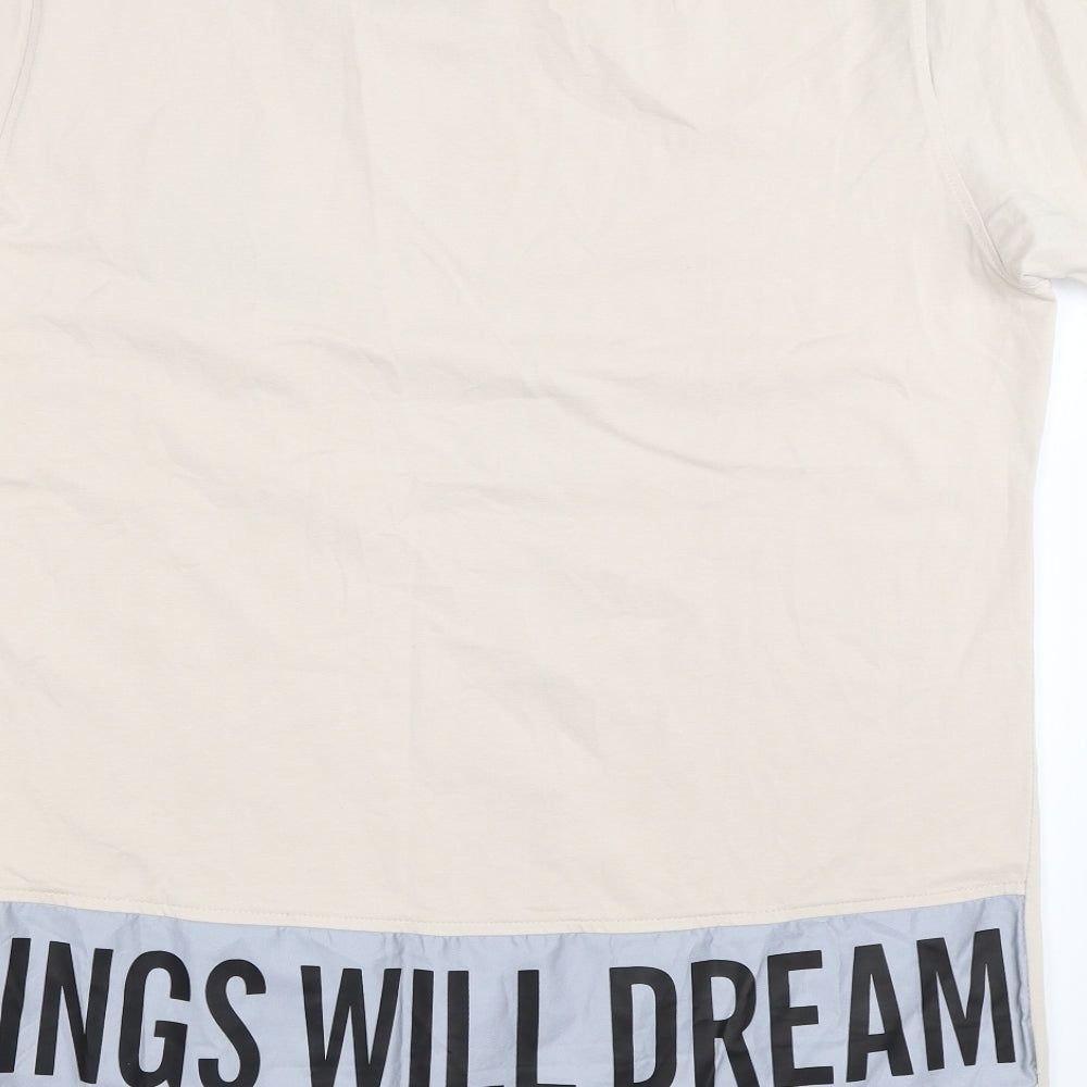 Kings Will Dream Mens Beige    T-Shirt Size L