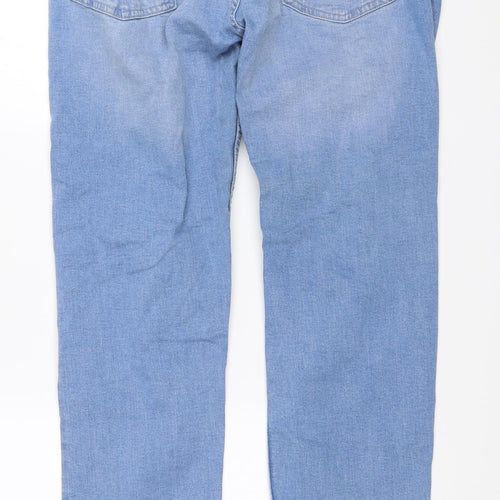Primark Mens Blue  Denim Straight Jeans Size 32 in L32 in