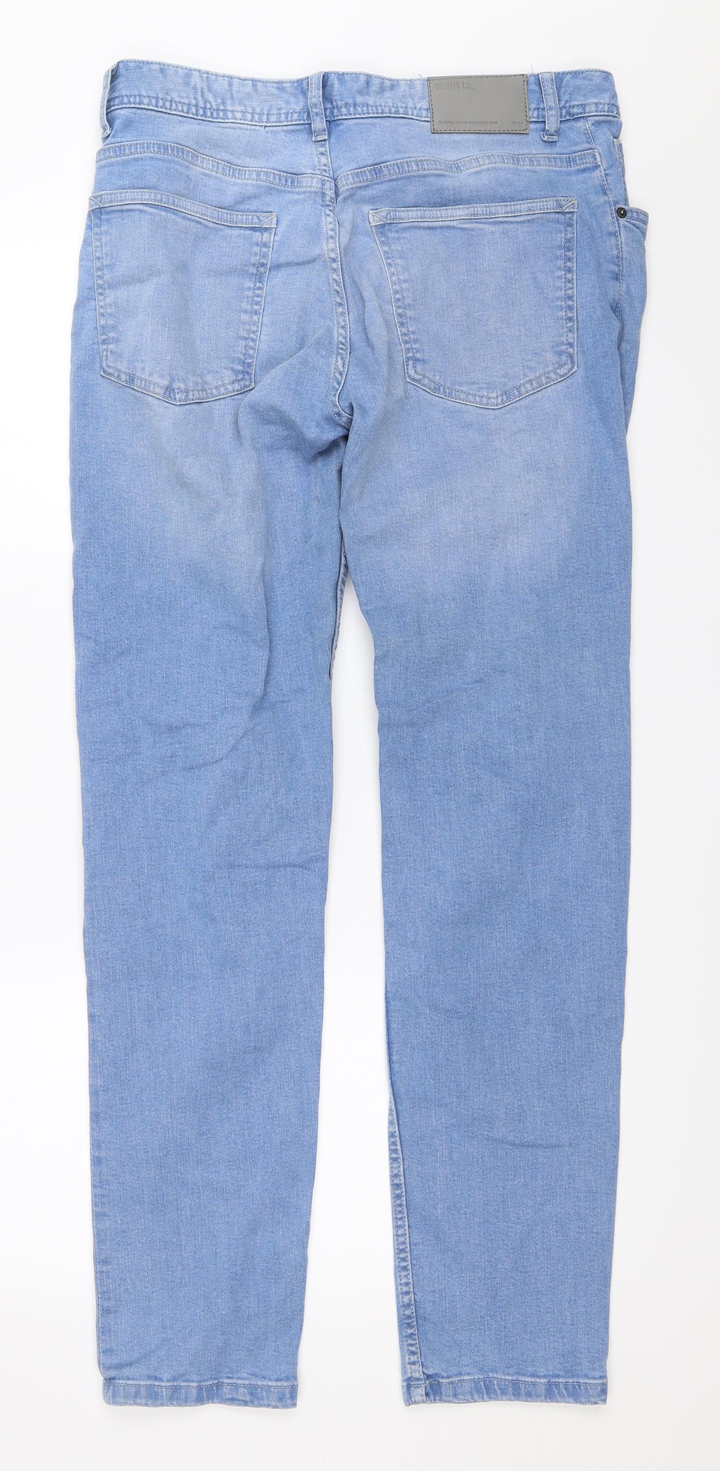 Primark Mens Blue  Denim Straight Jeans Size 32 in L32 in