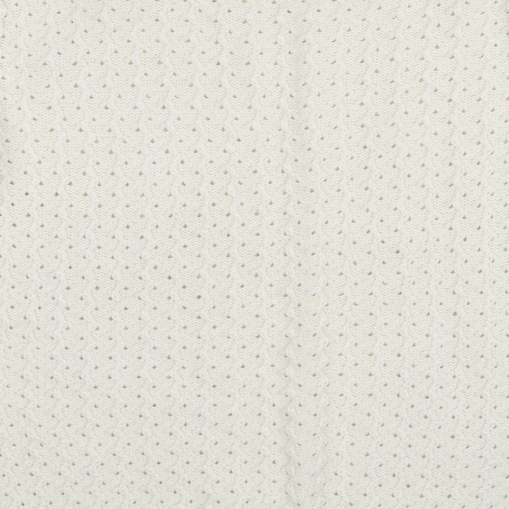 Isle Womens Ivory   Pullover Jumper Size 10