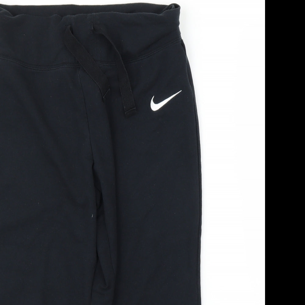 Nike Mens Black   Sweatpants Trousers Size M  - Cropped