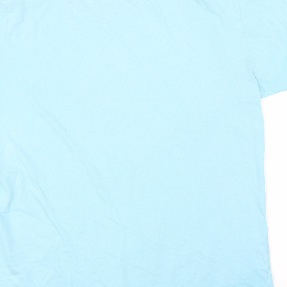 Pierre Cardin Mens Blue    T-Shirt Size L