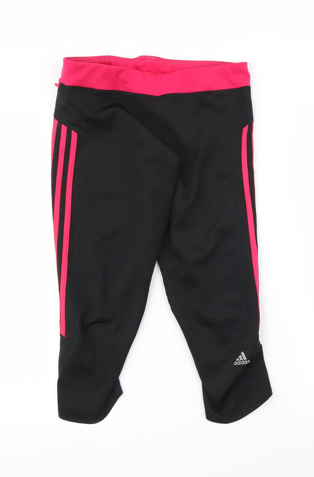 adidas Womens Black   Compression Leggings Size 12 L19 in