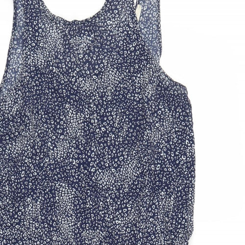 Oysho Womens Blue Floral  A-Line  Size L