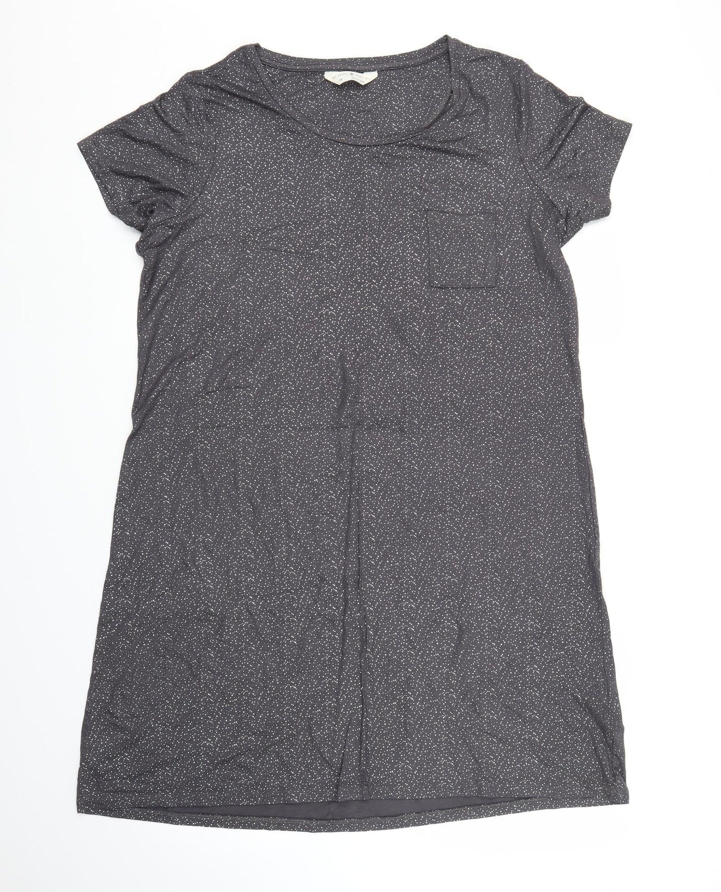 M&S Womens Grey   Chemise Gown Size 16