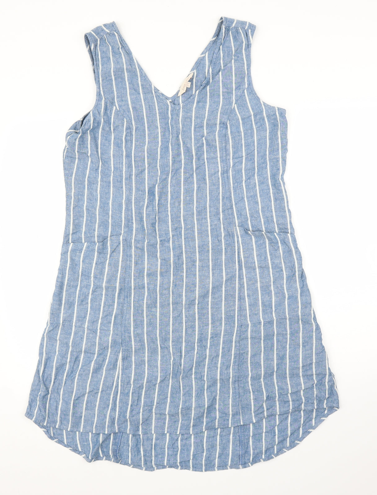 F&F Womens Blue Striped  A-Line  Size 12