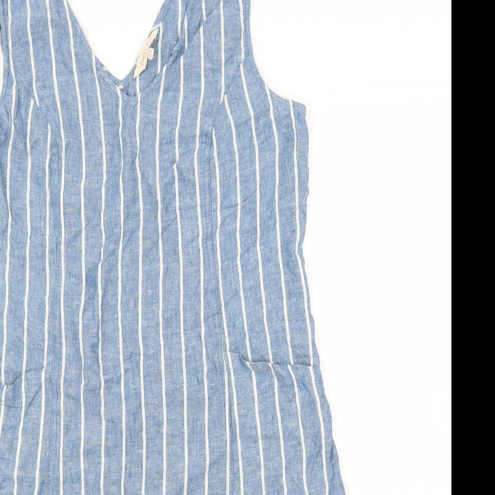 F&F Womens Blue Striped  A-Line  Size 12