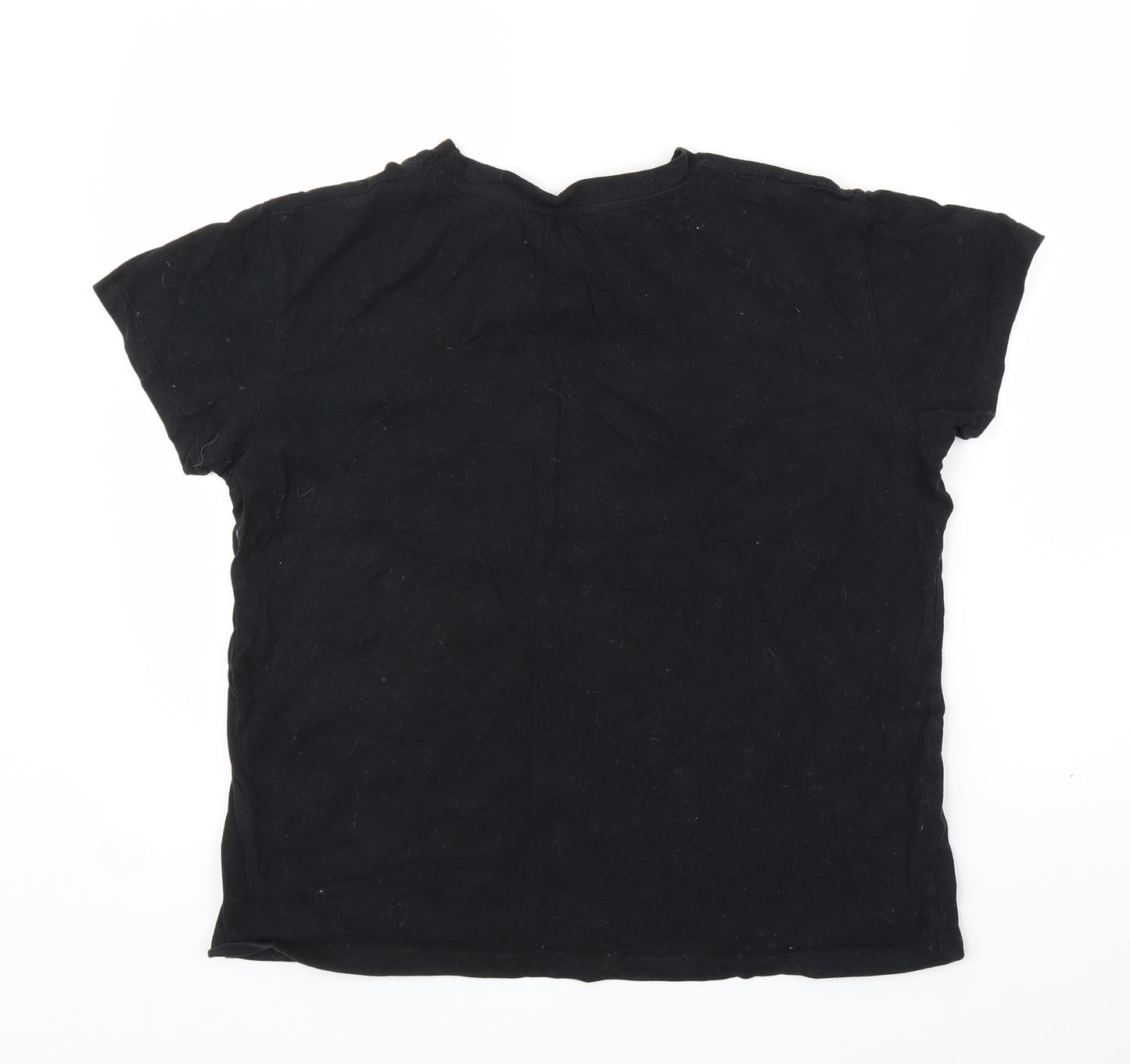 Primark Womens Black   Basic T-Shirt Size 12