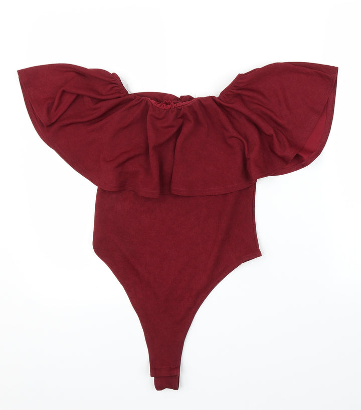 PRETTYLITTLETHING Womens Purple Leotard One-Piece Size 8
