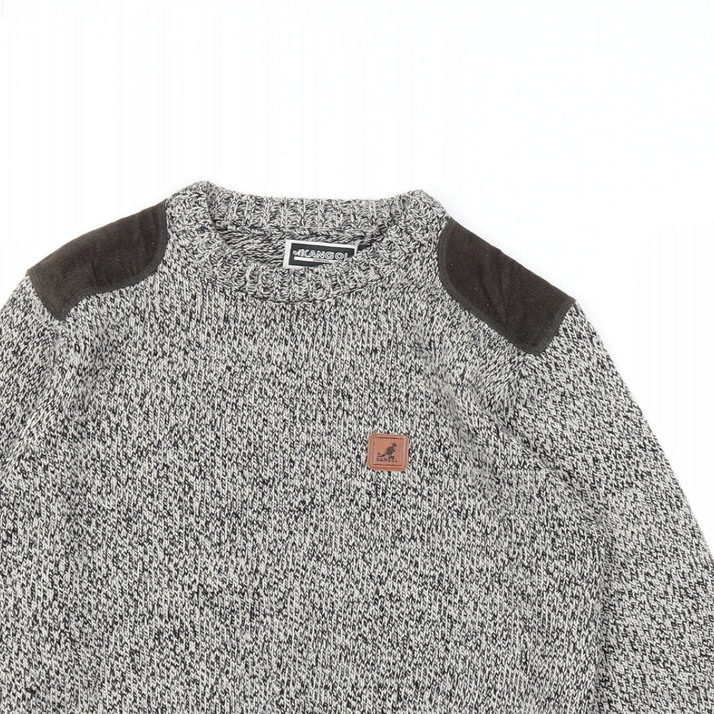 Kangol Mens Grey   Pullover Jumper Size S