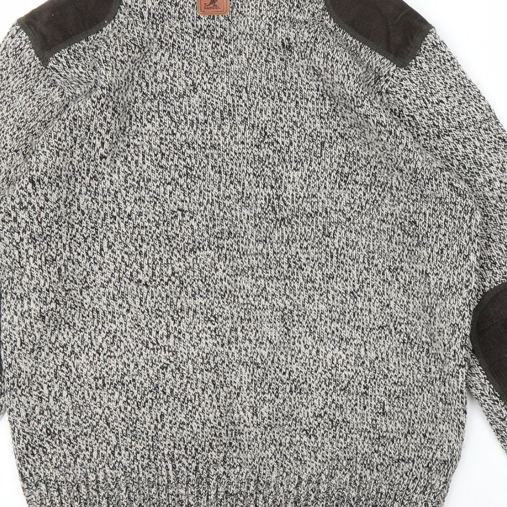 Kangol Mens Grey   Pullover Jumper Size S