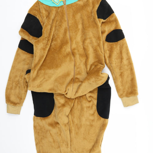 Scooby Doo Mens Brown Solid   One Piece Size XS  - Scooby Doo onesie