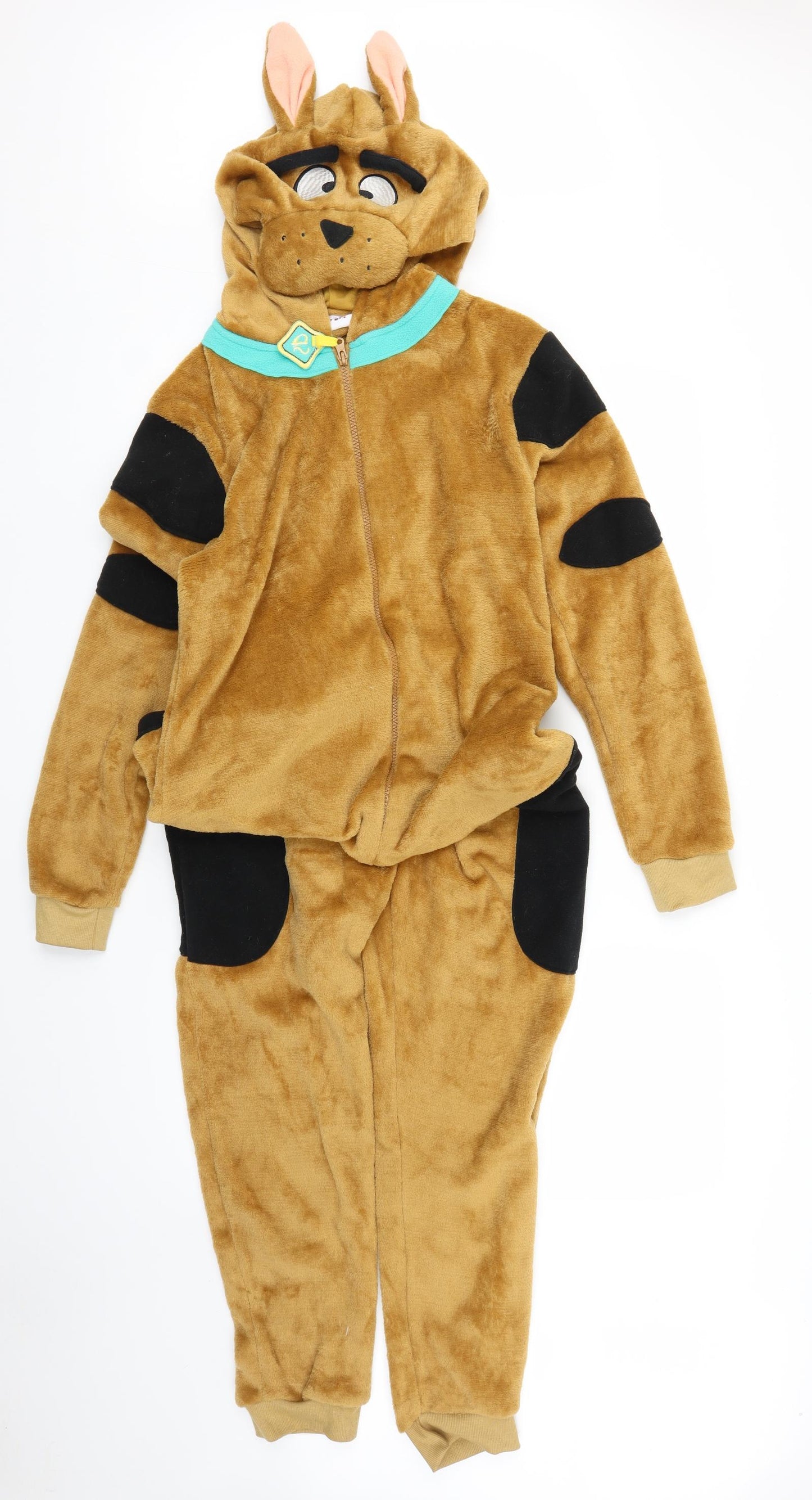 Scooby Doo Mens Brown Solid   One Piece Size XS  - Scooby Doo onesie