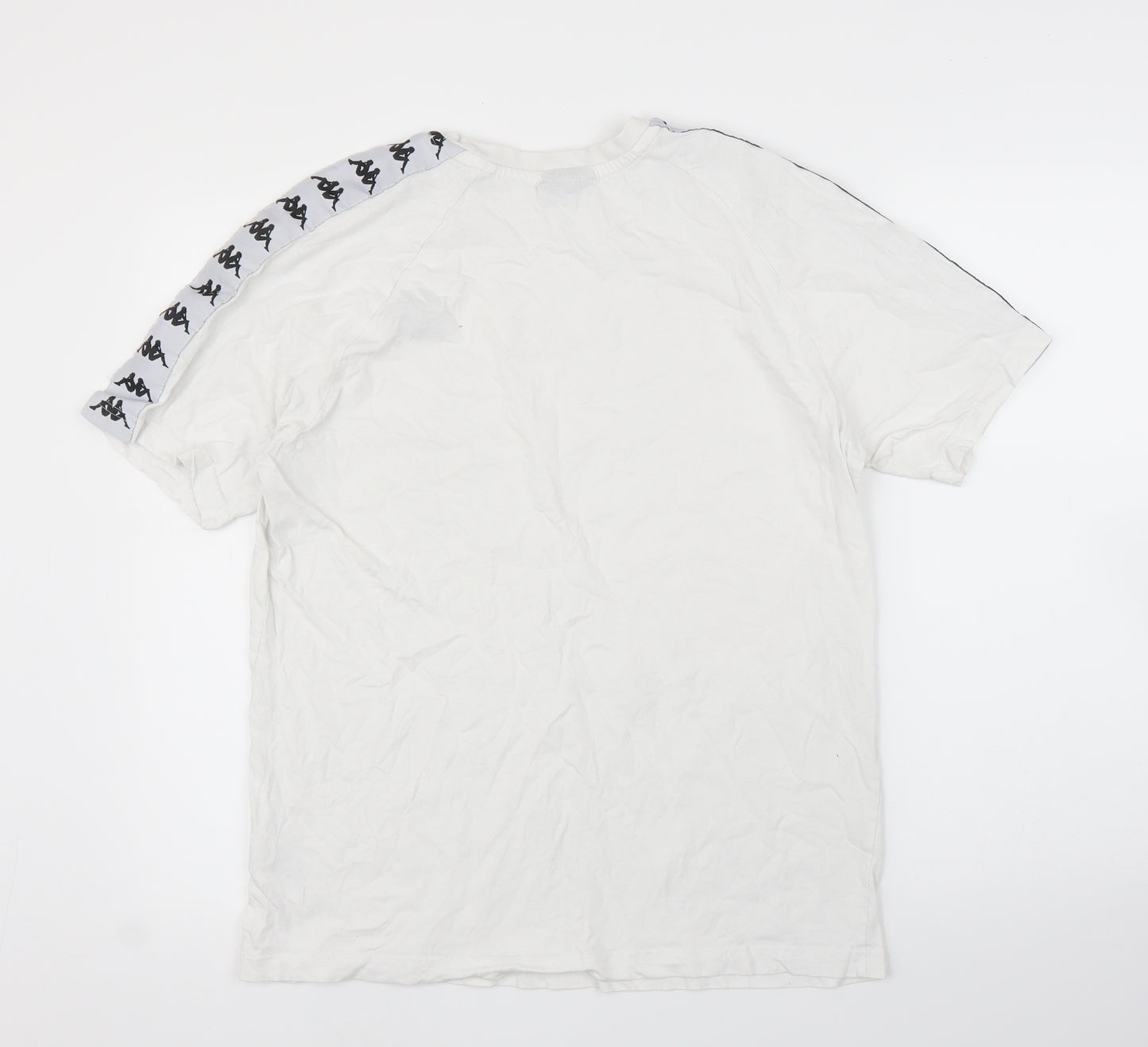 Kappa Mens White    T-Shirt Size L