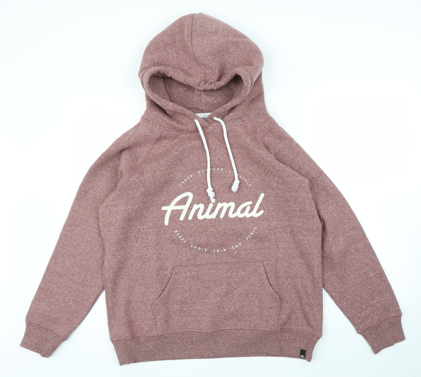 Animal Womens Purple   Pullover Hoodie Size 14