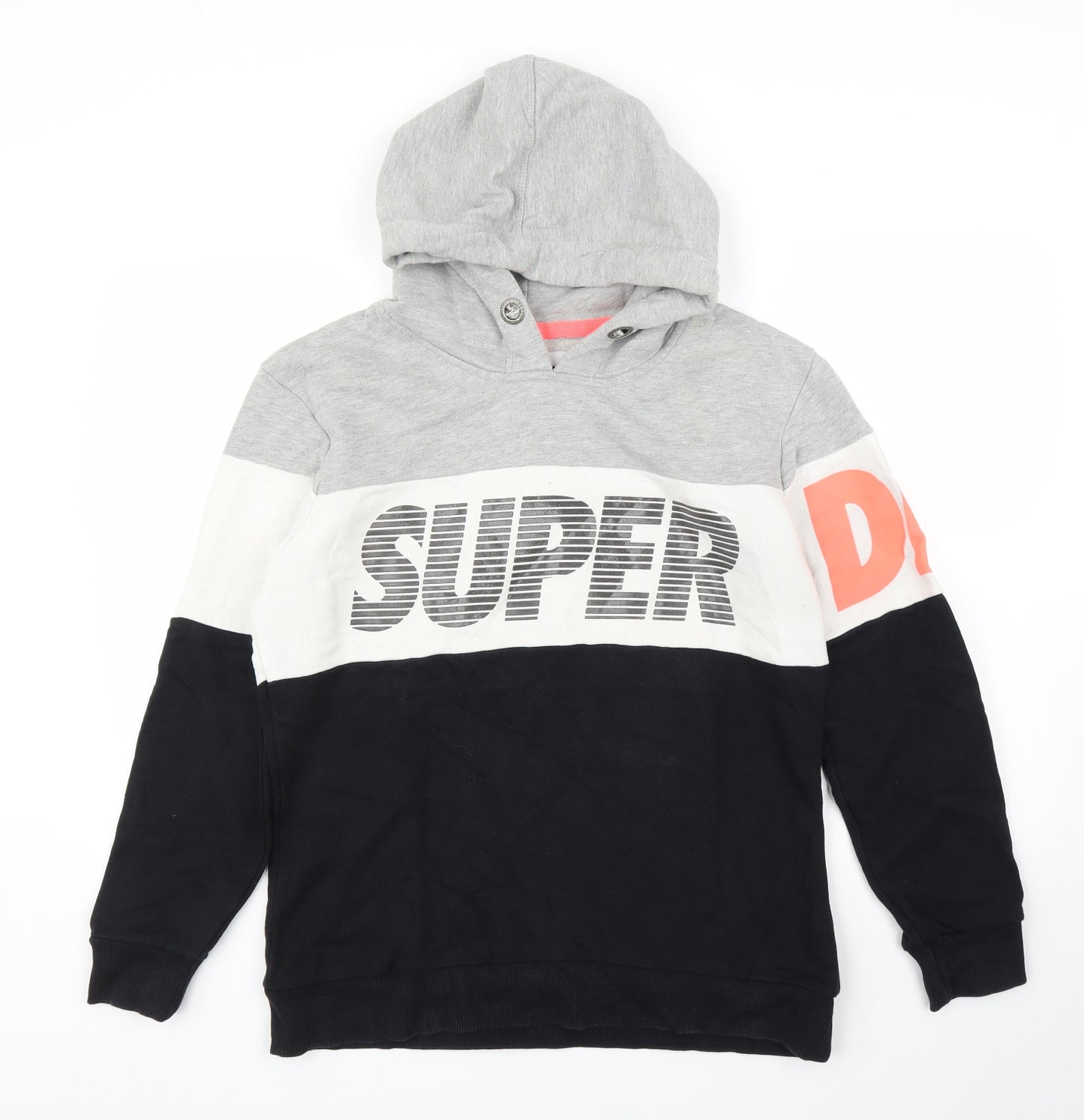 Superdry Mens Grey   Pullover Hoodie Size M