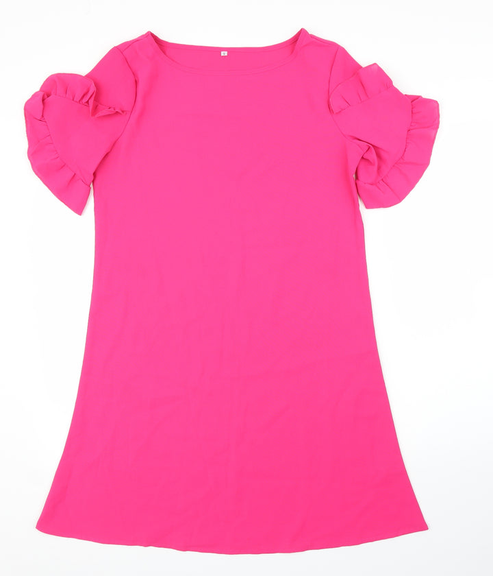 SheIn Womens Pink Shift Size S