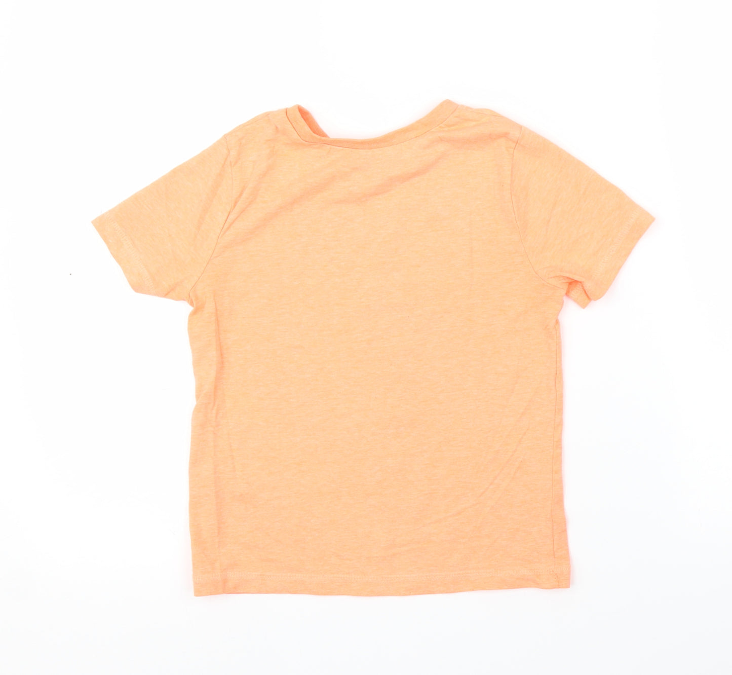 George Boys Orange   Basic T-Shirt Size 6-7 Years