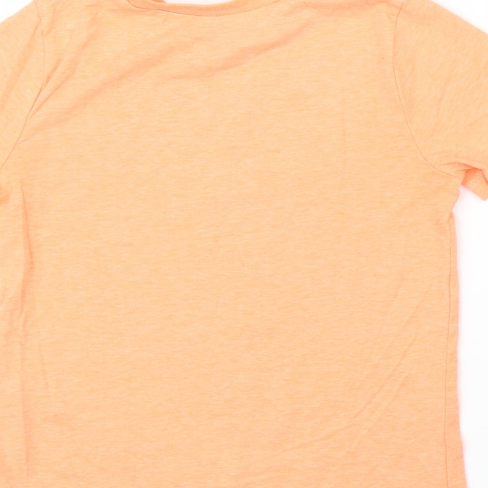 George Boys Orange   Basic T-Shirt Size 6-7 Years