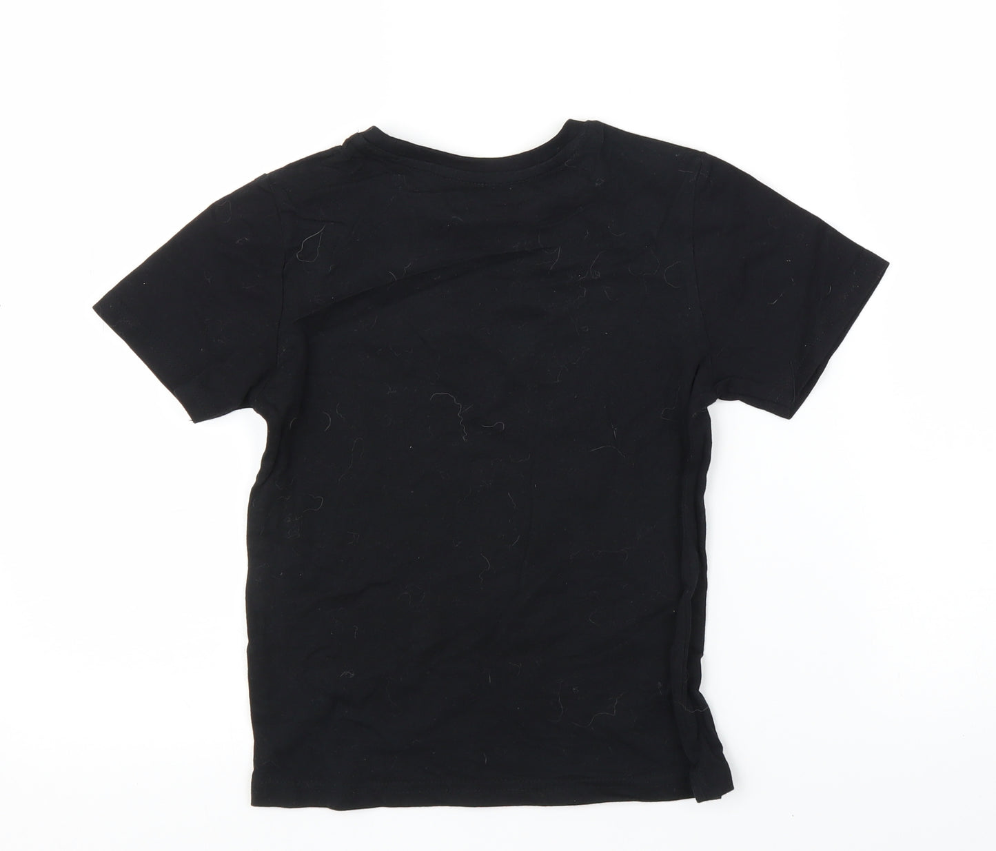 Pep&Co Boys Black   Basic T-Shirt Size 6 Years