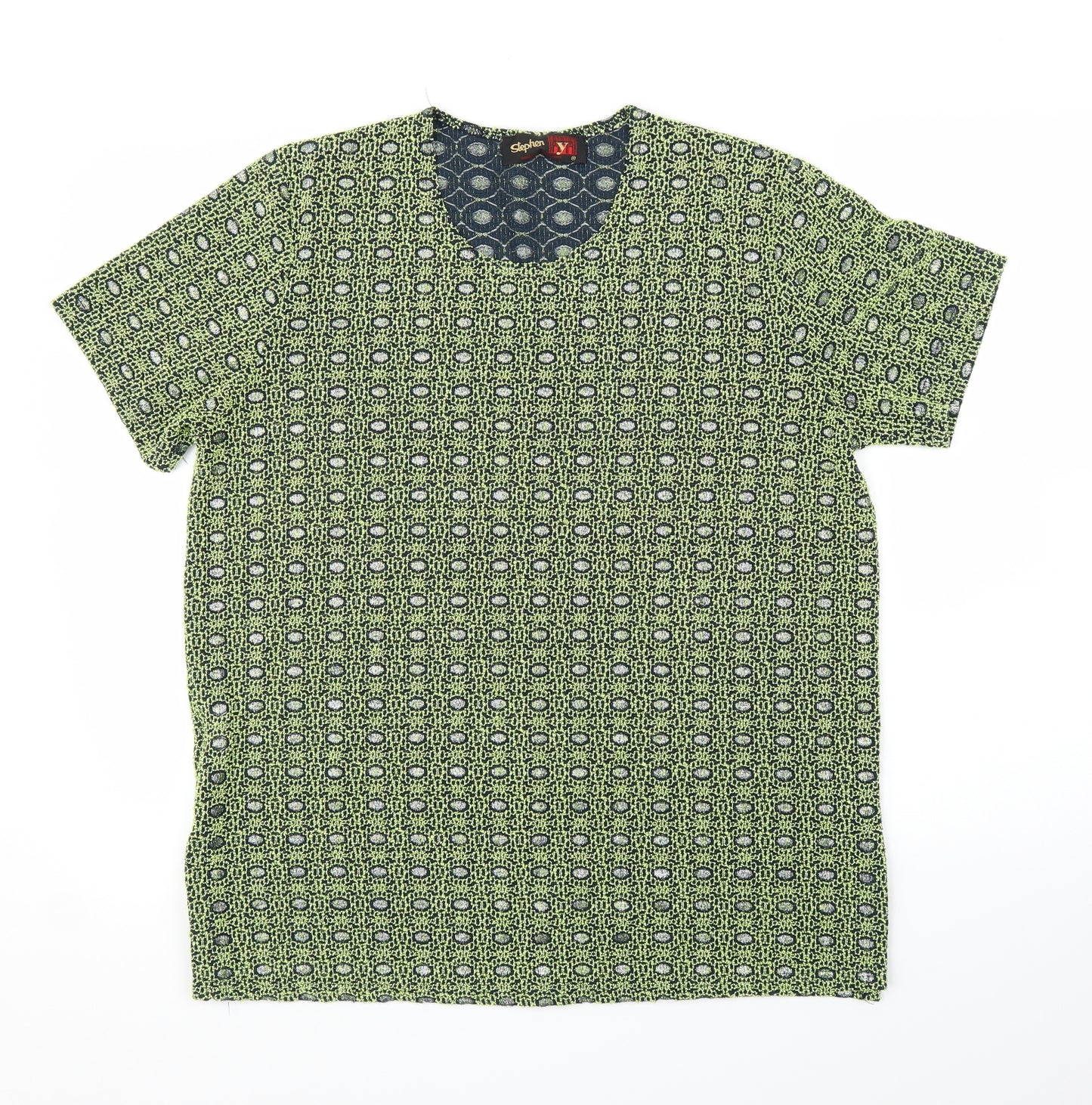 Stephen Womens Green   Basic T-Shirt Size M