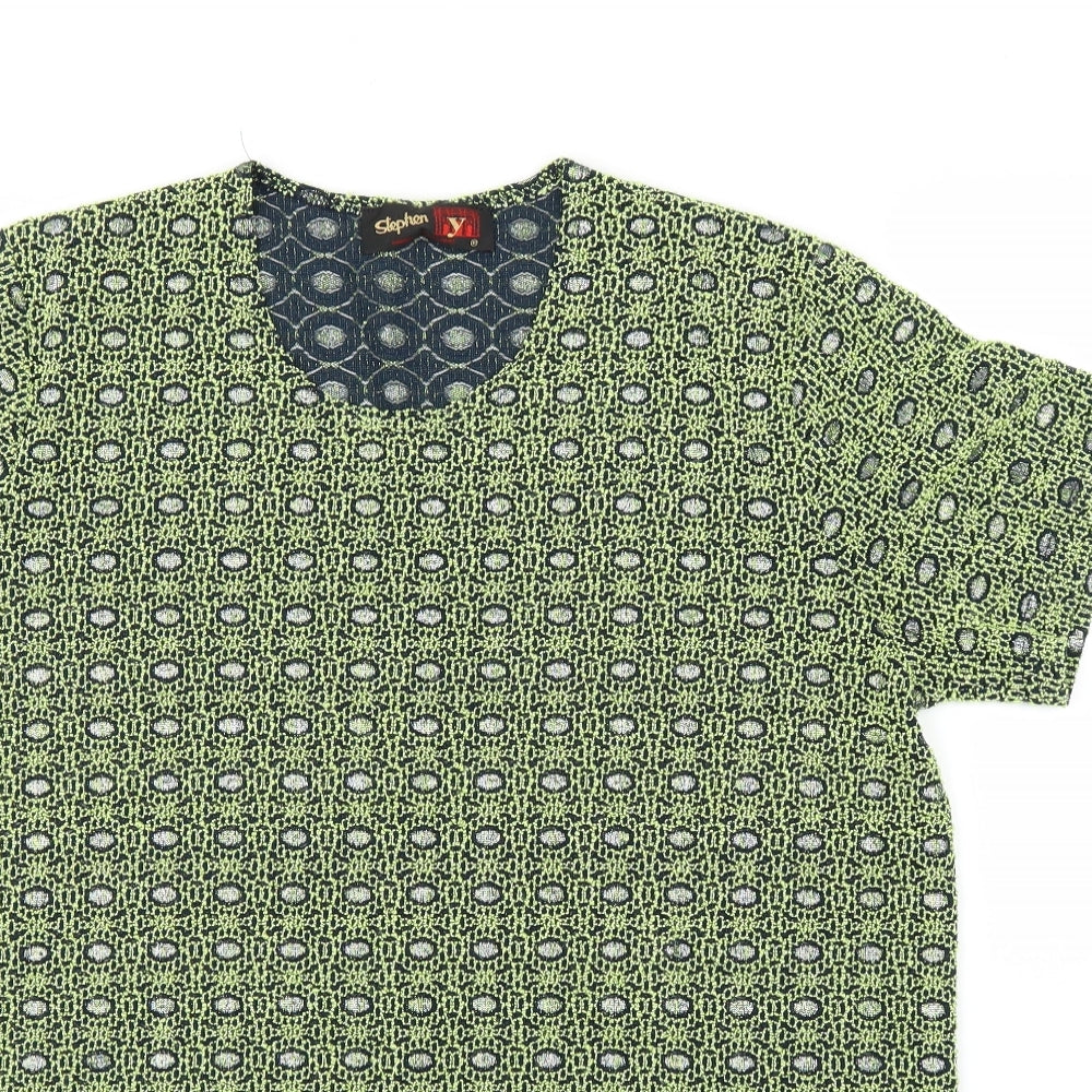 Stephen Womens Green   Basic T-Shirt Size M