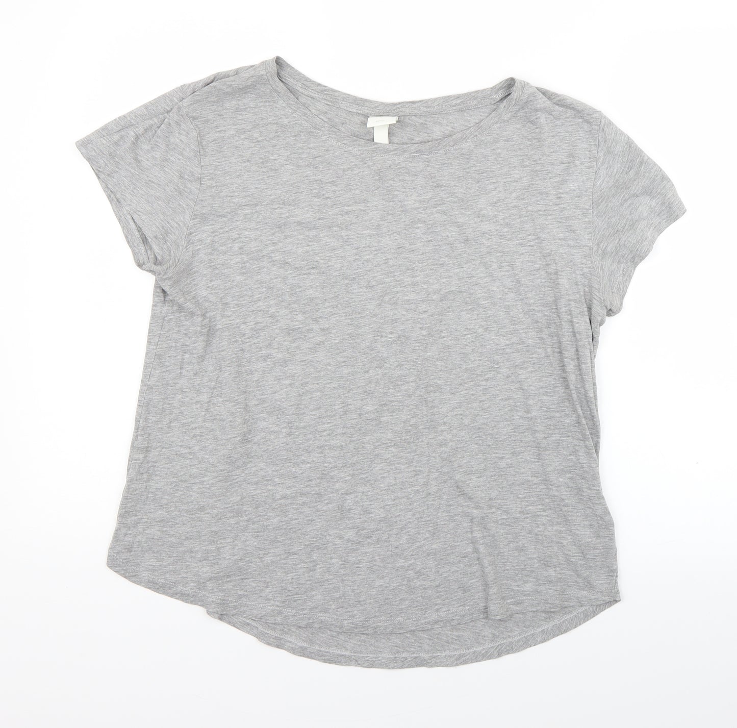 H&M Womens Grey   Basic T-Shirt Size M