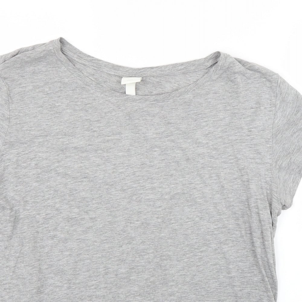 H&M Womens Grey   Basic T-Shirt Size M